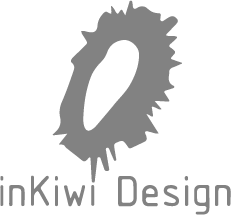 inkiwi partnership logo,in black and white by KwanCREATIVE featuring a sleek and modern design Created by a cross-border designer with expertise in art and design the logo represents innovation and creative design principles.