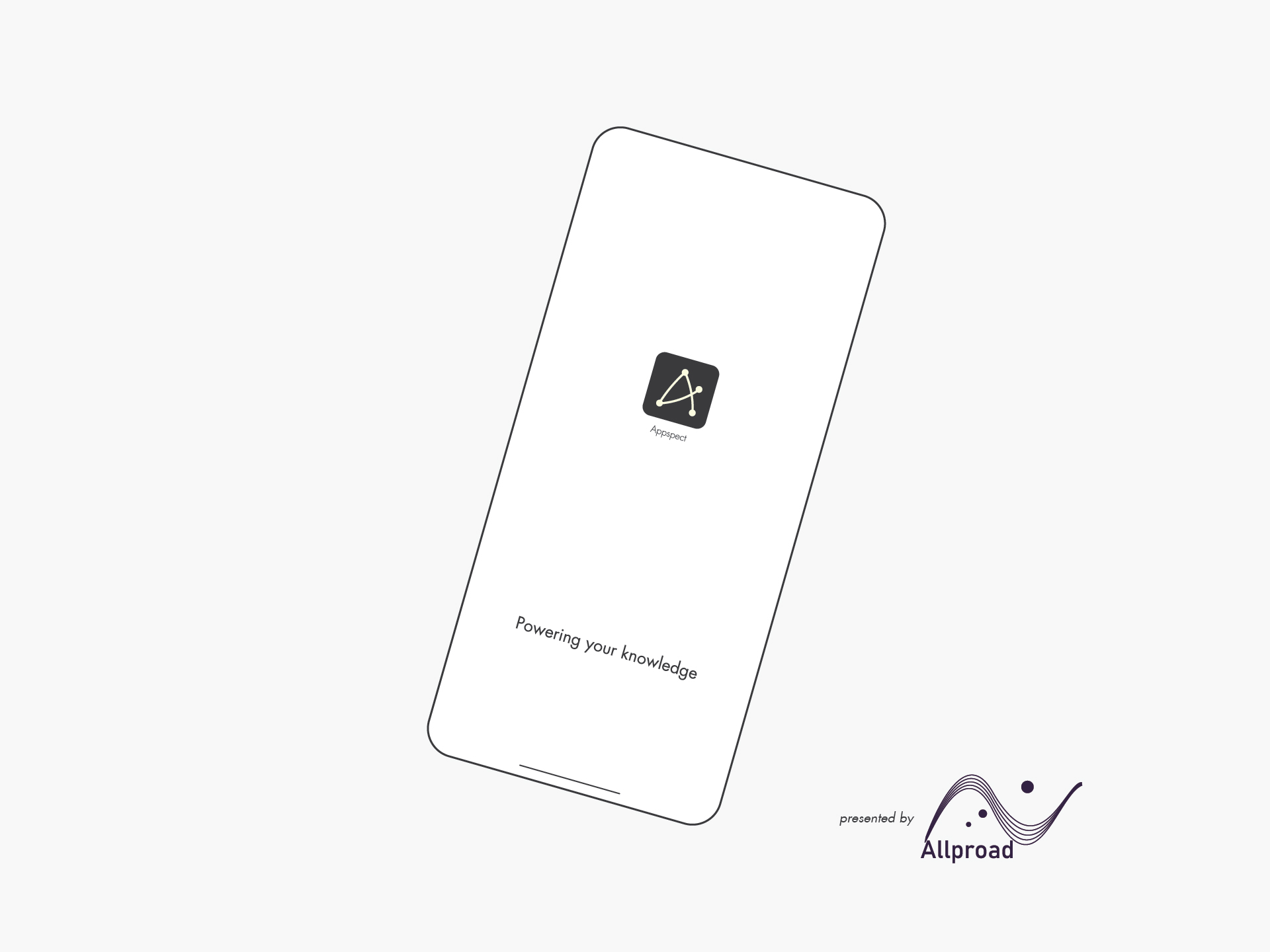 為您的知識提供動力 - Appspect」教育應用程式 UI/UX 設計由 kwanCREATIVE 完成，展示了用戶友好的介面、應用程式結構和有效學習的標誌。