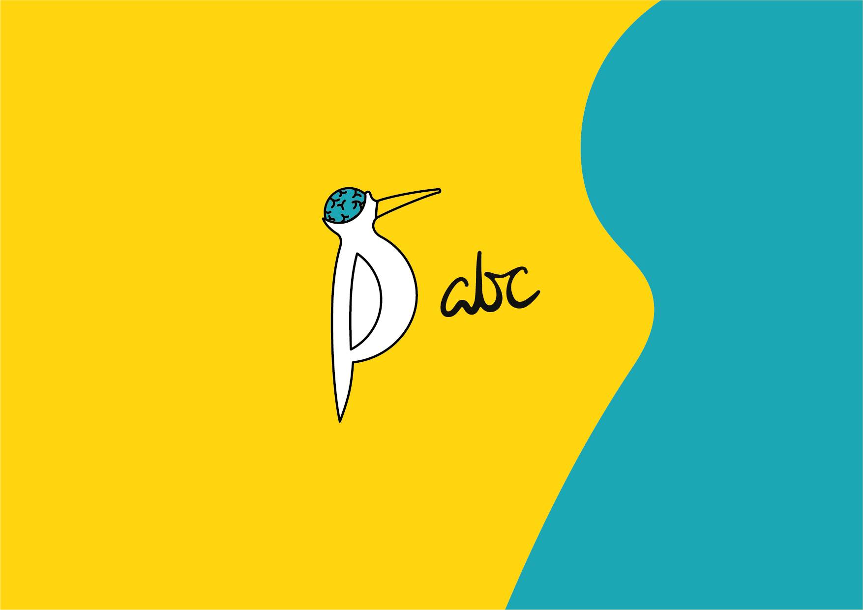 abc Education branding for brand logo as A Brain Woodpecker